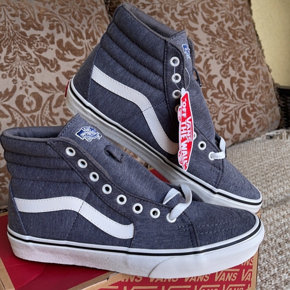 Vans Sk8-Hi Jersey Grey/Snow White WMNS - Picture 2 of 16